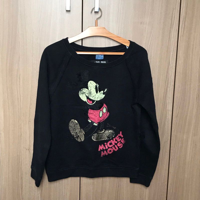 Moletom Mickey Blusa Feminina Ellus Usado 31149689 enjoei