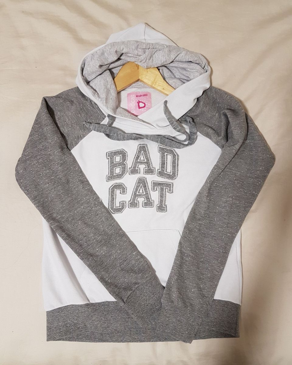 blusa moletom bad cat