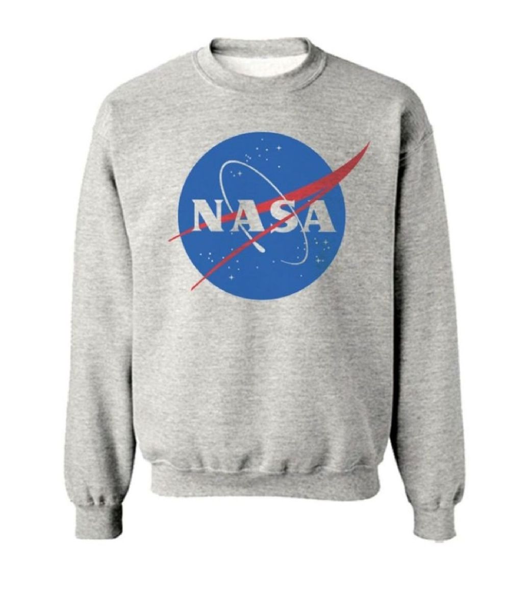 moletom nasa cinza