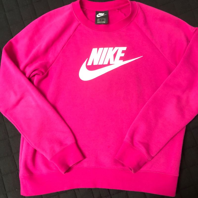 Blusa moletom best sale feminina nike