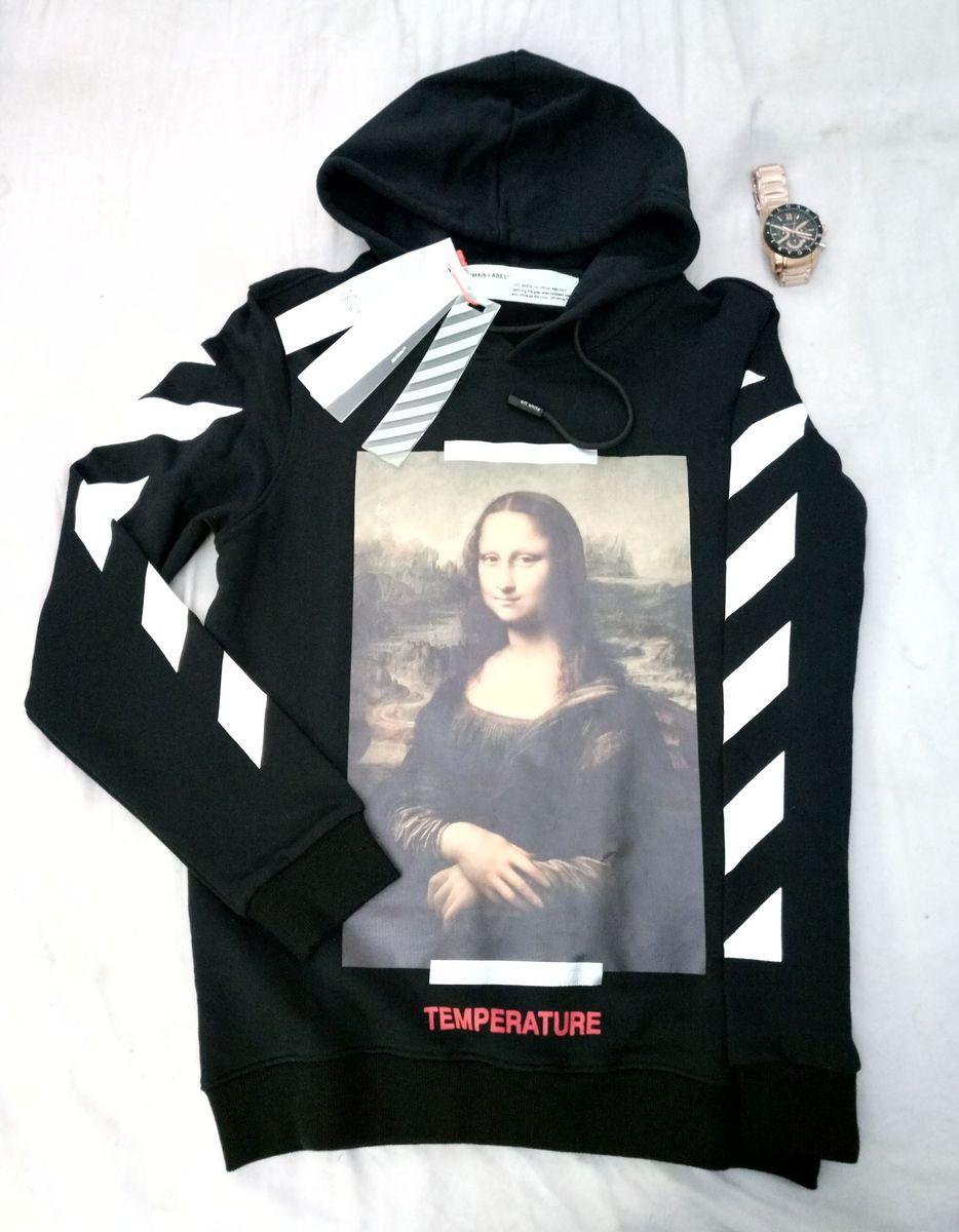 moletom off white monalisa