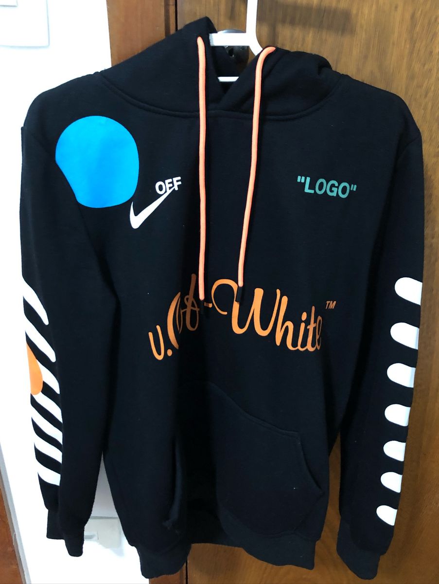 moletom nike off white logo