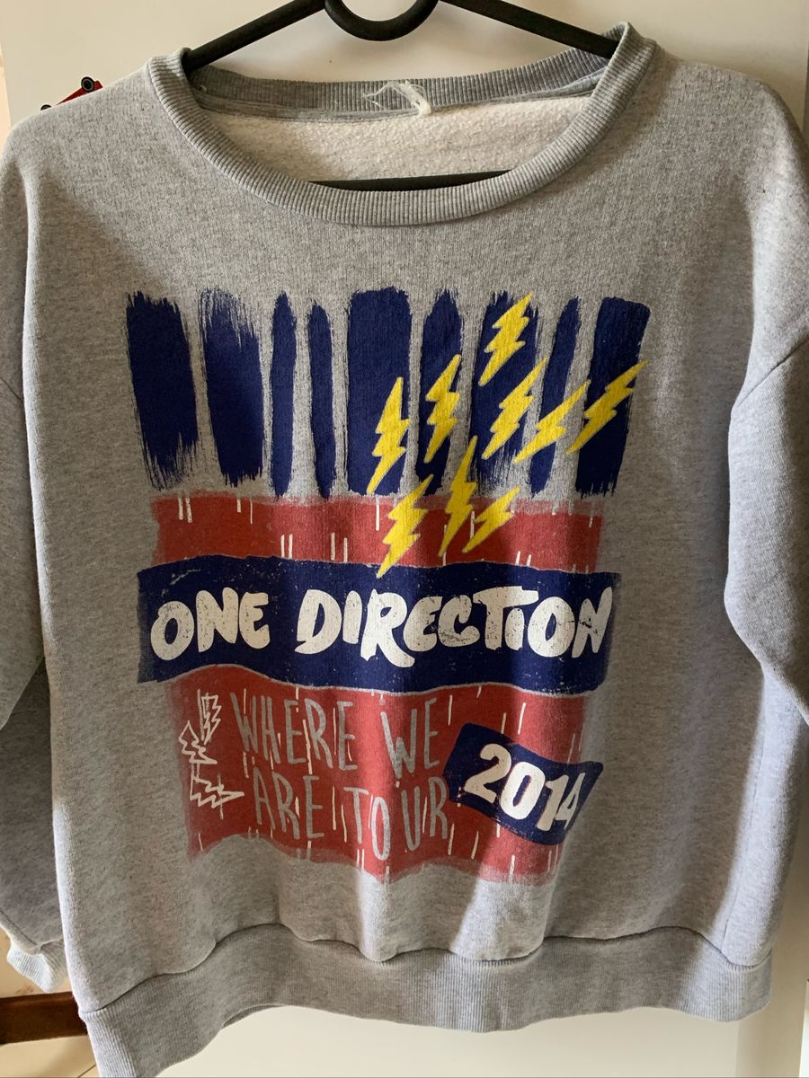 Moletom One Direction 2014 Blusa Feminina Usado 50977199 enjoei