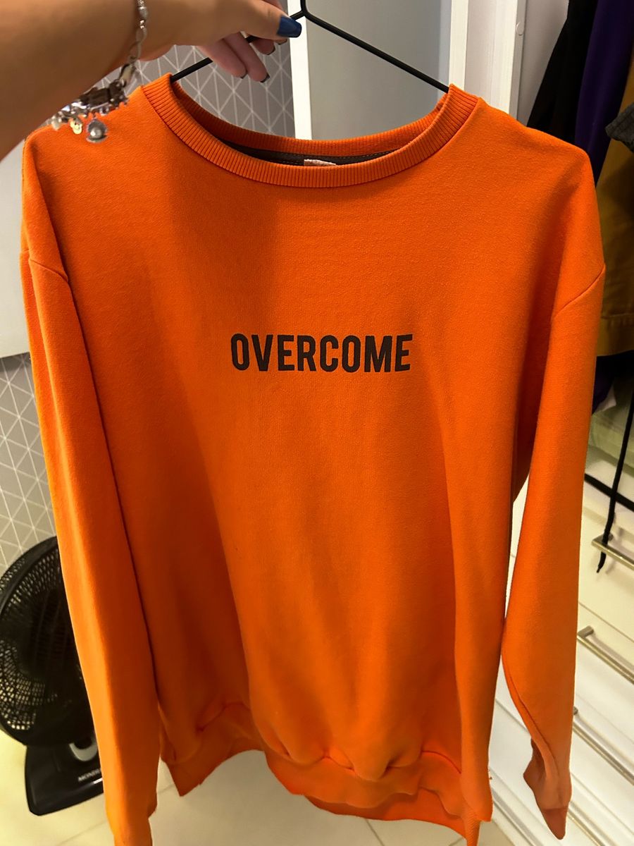 Moletom Overcome Laranja Casaco Masculino Overcome Usado 97369723 enjoei