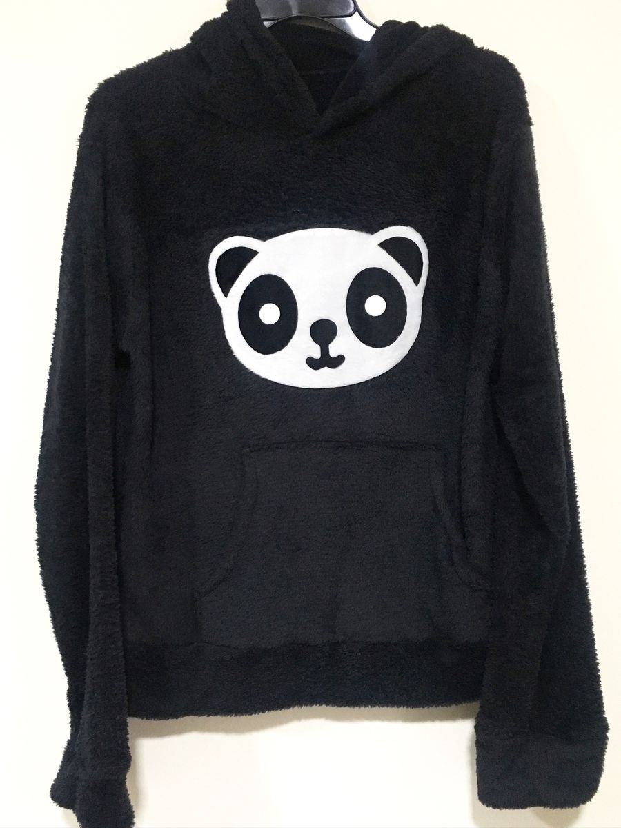 moletom panda feminino