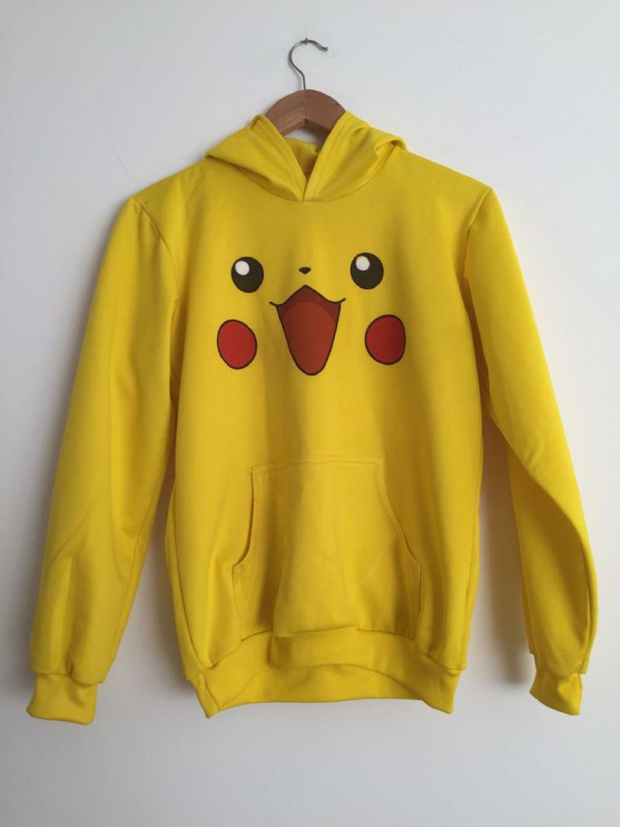 moletom pikachu com orelhas