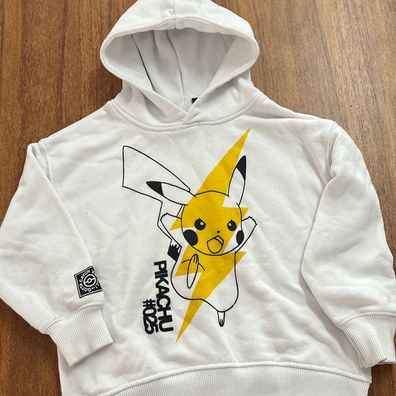 Moletom pikachu hot sale infantil