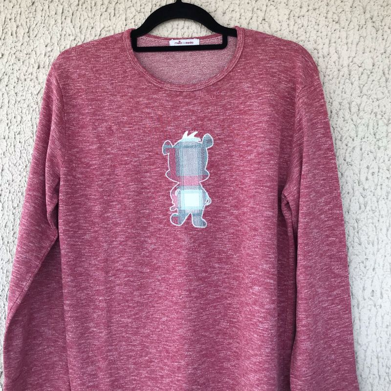 Moletom Pra Dormir Blusa Feminina Meia De Seda Usado 34377068