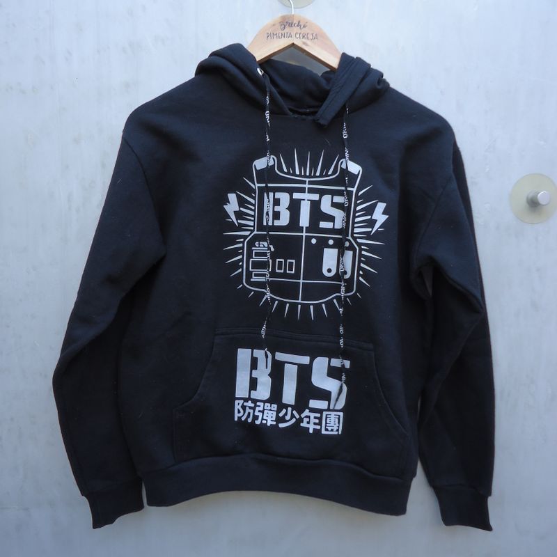 Moletom store preto bts