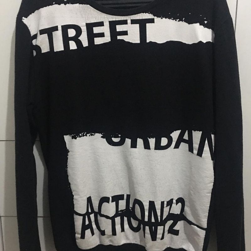 Moletom Preto Rt Urban Casaco Masculino Caedu Usado 44557048