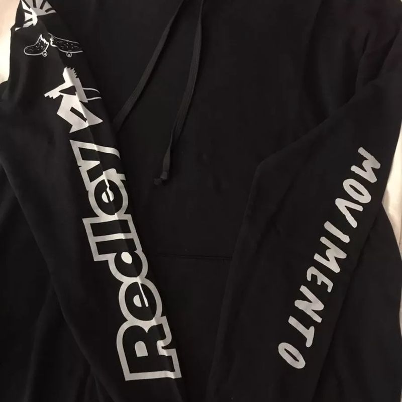 Moletom Redley Preto B979 Casaco Masculino Redley Nunca Usado 59465402  enjoei