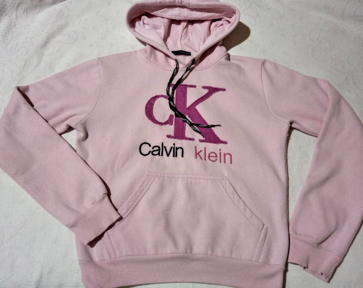 moletom calvin klein rosa