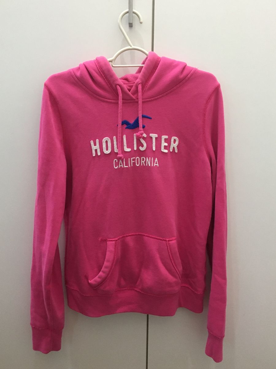 casaco moletom hollister