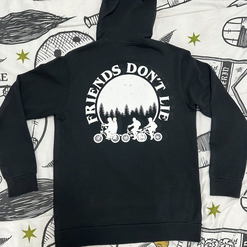 Moletom Stranger Things Preto Riachuelo Riachuelo Usado