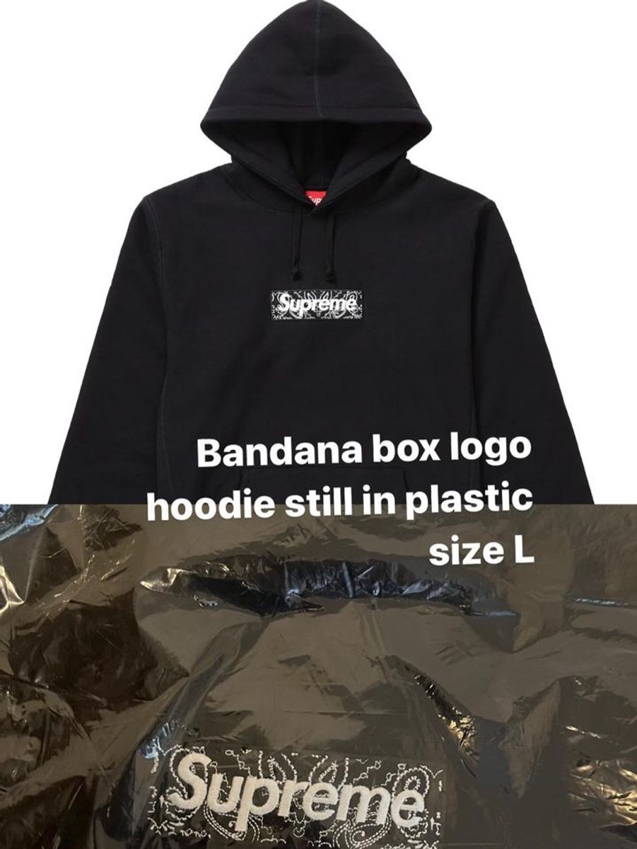 Moletom Supreme Box Logo Bandana | Supreme Nunca Usado 80717834