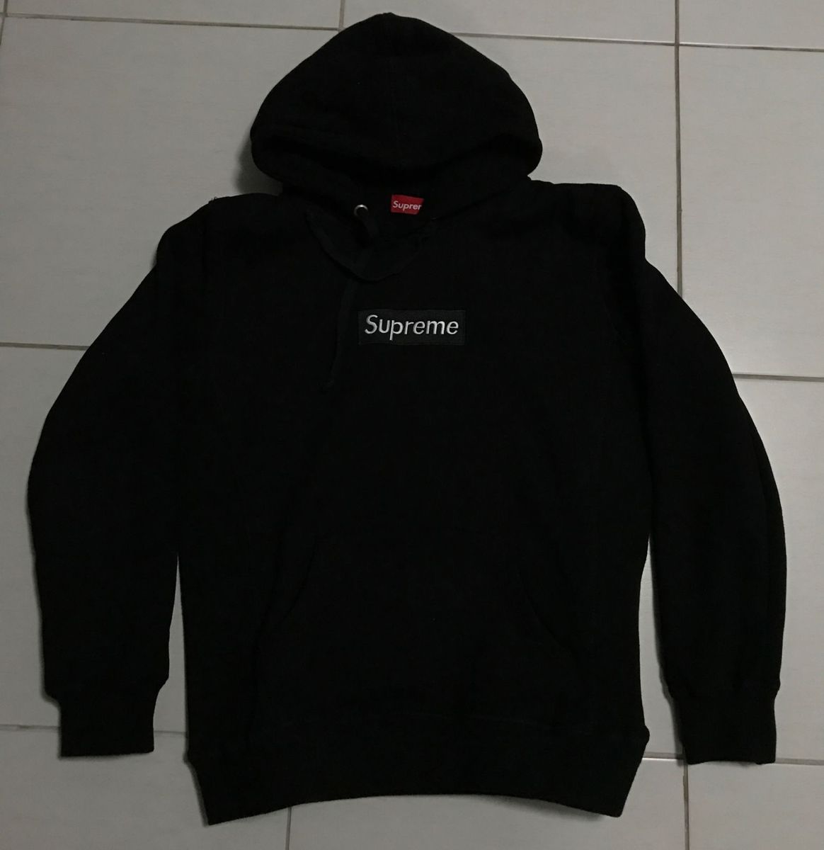 supreme moletom preto