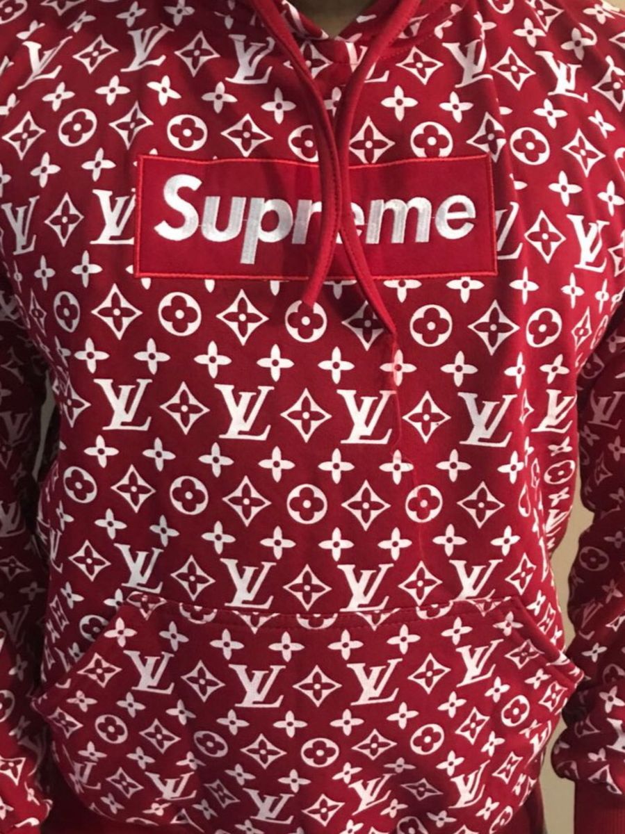 moletom supreme vermelho