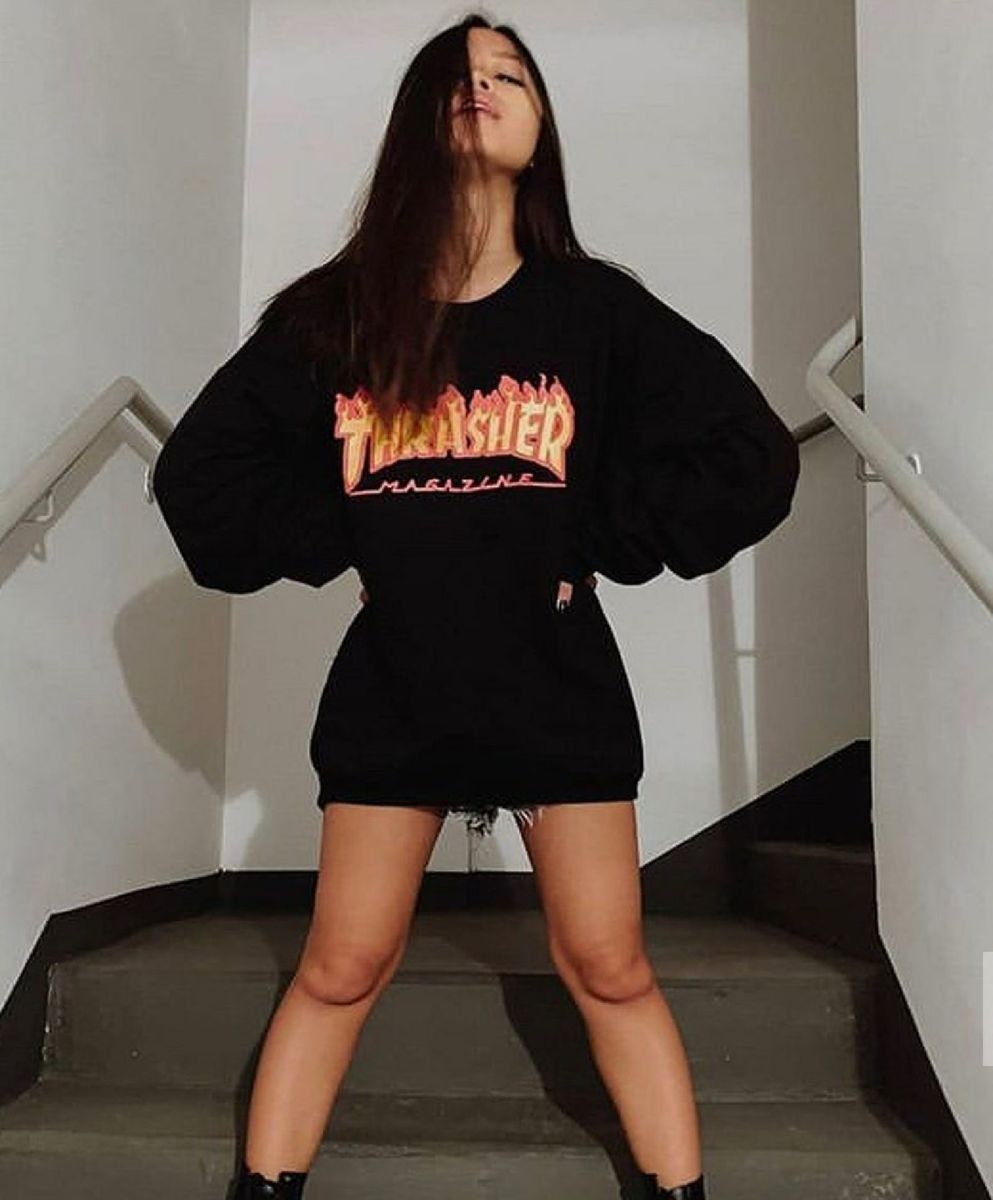 blusa moletom thrasher