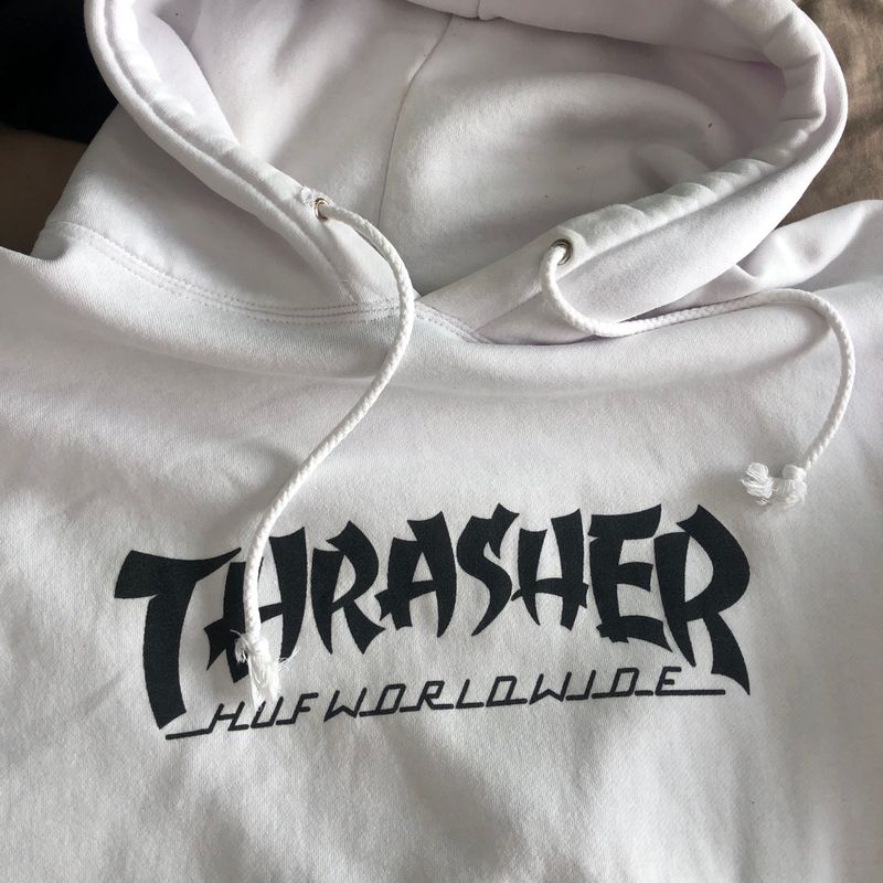 Moletom discount thrasher branco