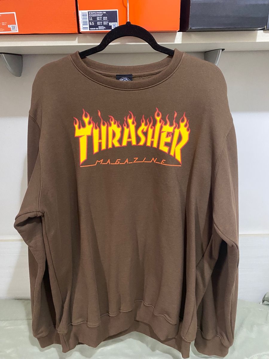 Moletom best sale thrasher masculino