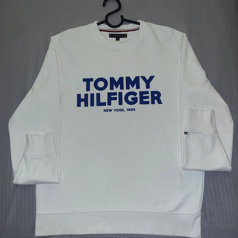 Moletom cheap tommy branco