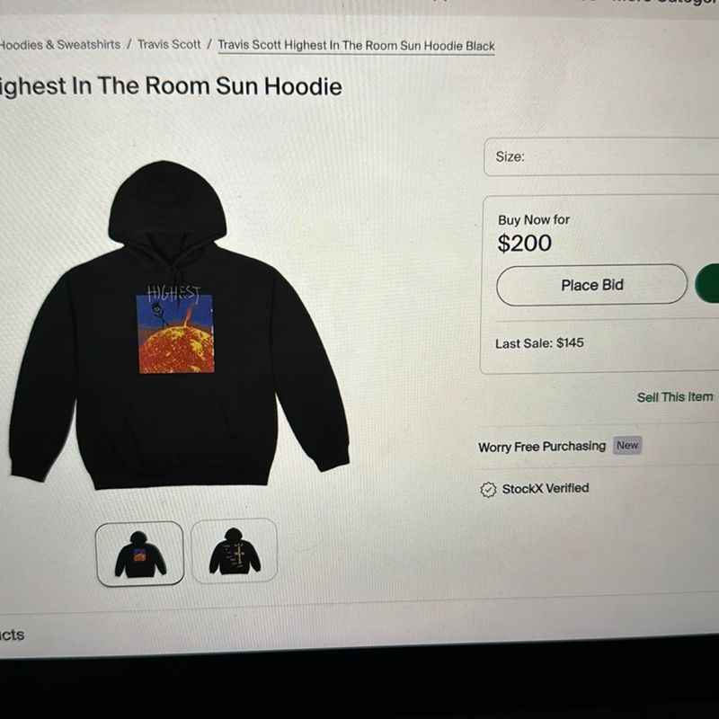 Moletom Travis Scott Cactus Jack Highest In The Room Original Casaco  Masculino Cactus Jack Usado 109803934 enjoei