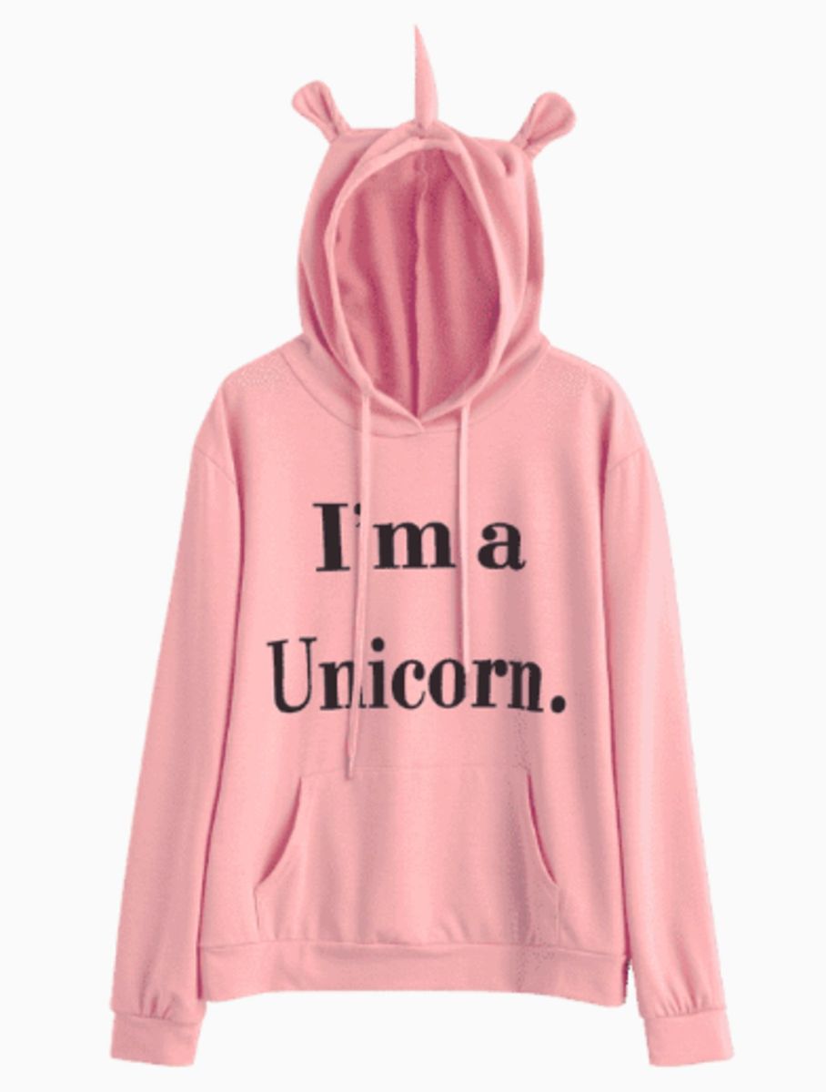 moletom feminino de unicornio