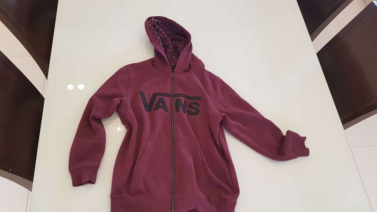 moletom vans vinho
