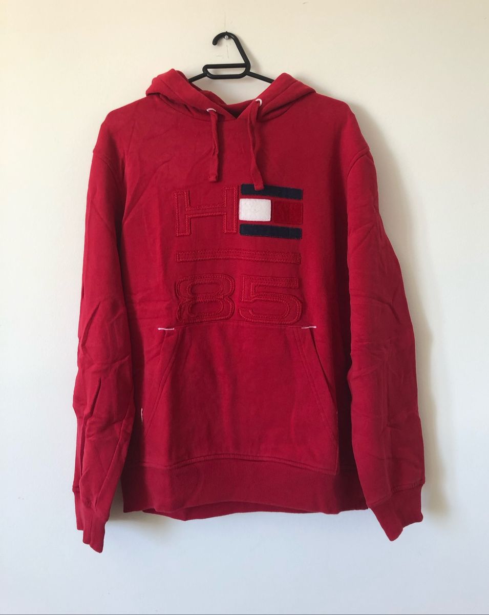 moletom tommy hilfiger vermelho