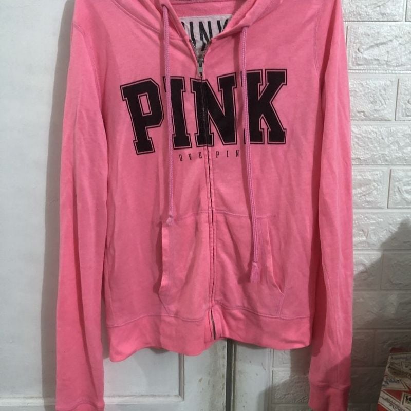 Moletom Victoria'S Secret Pink, Casaco Feminino Victorias Secret Usado  76965462