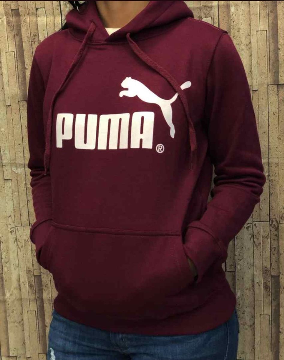 moletom puma laranja