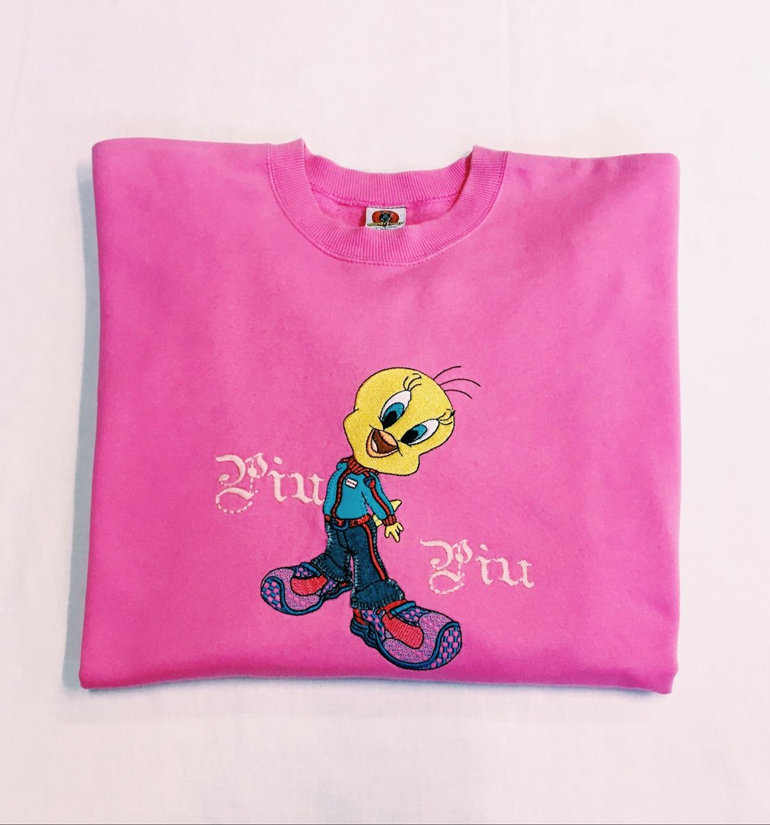 moletom looney tunes rosa