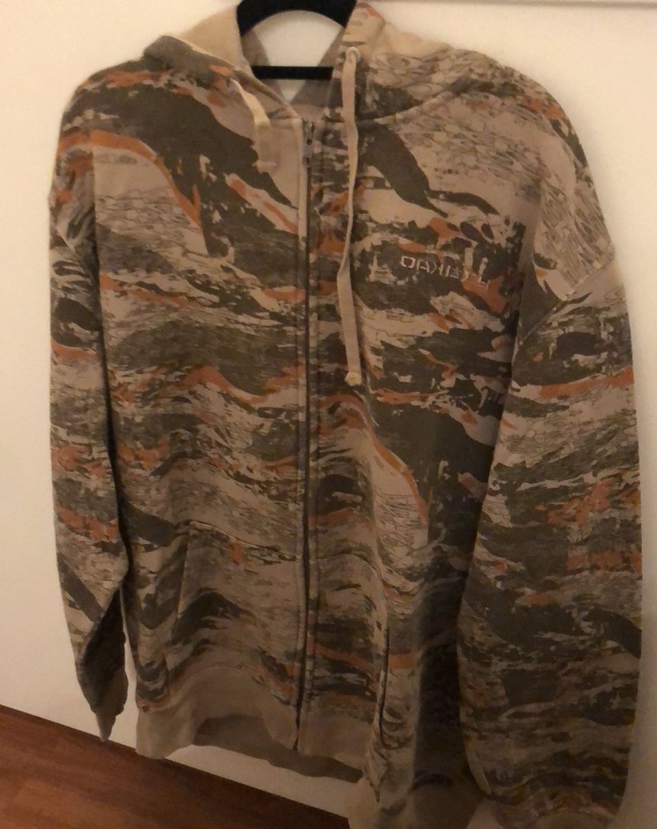 moletom oakley com ziper