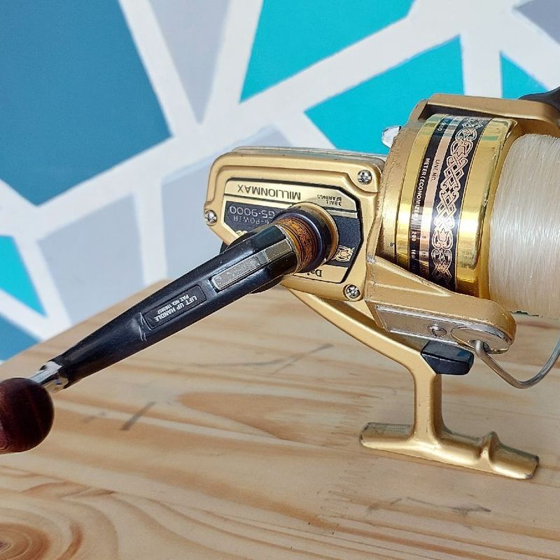 Molinete Daiwa Gs-9000 Millionmax Hi Power Rolamento 3 Esferas