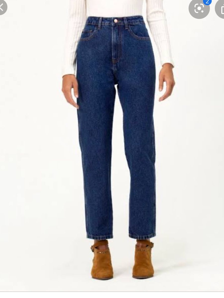 calça mom jeans feminina renner