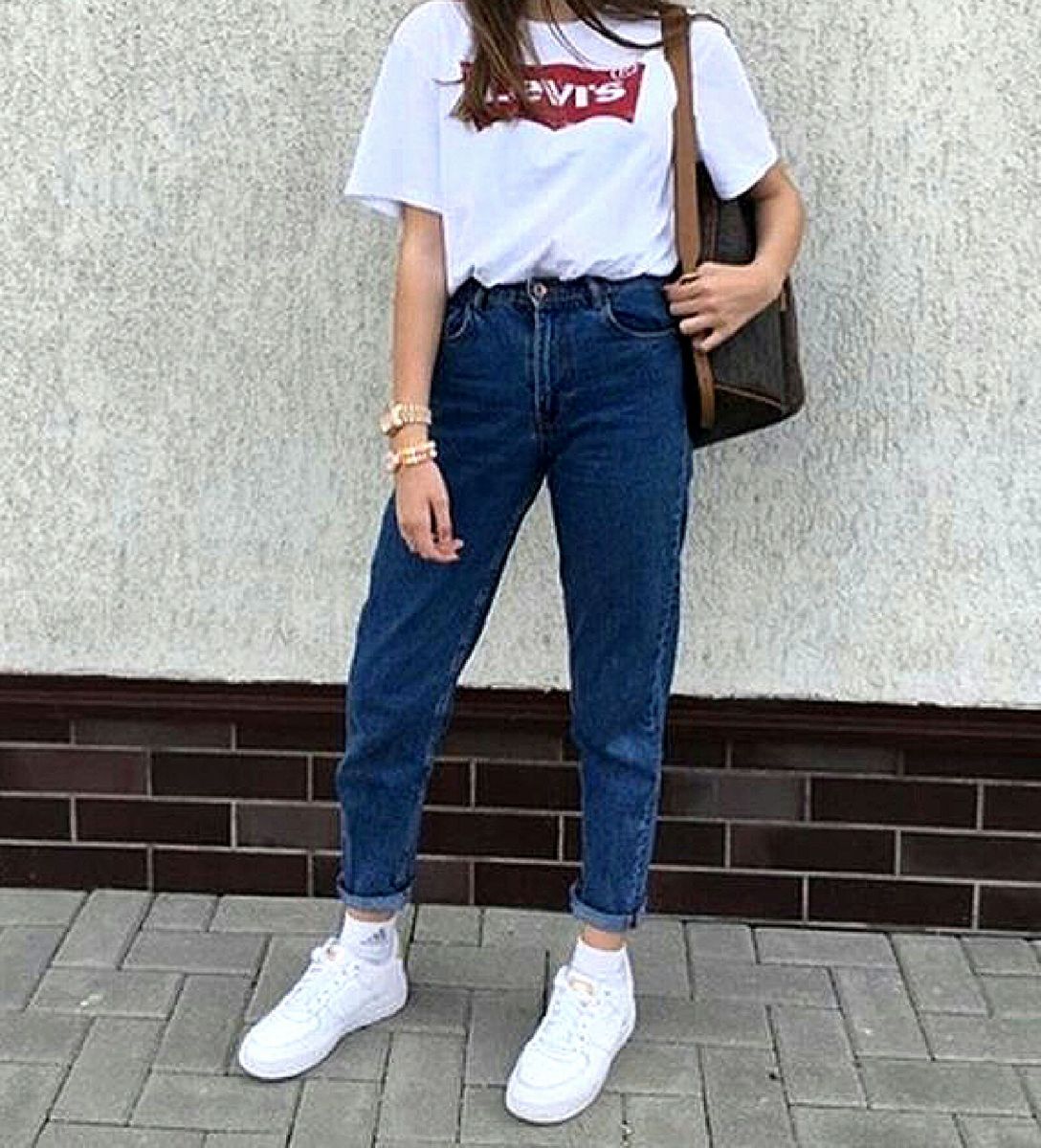 calça jeans vintage cintura alta