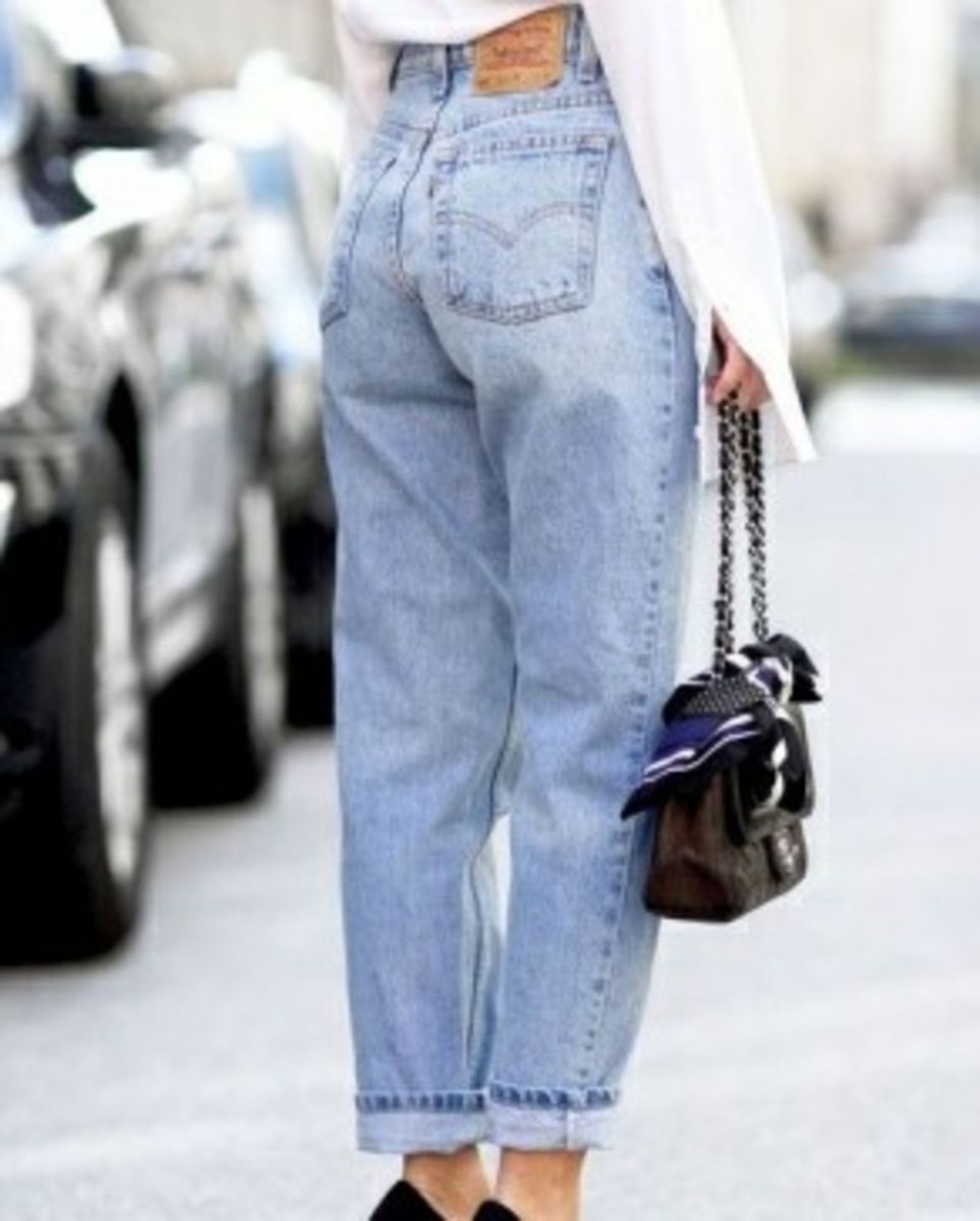 calça levis mom jeans