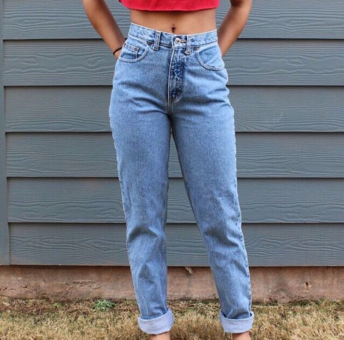 calça levis mom