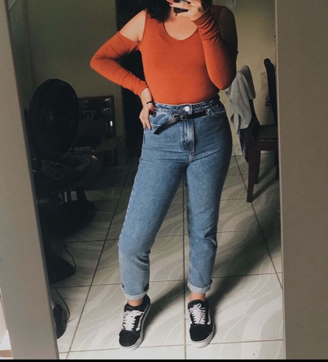 calça mom jeans feminina renner