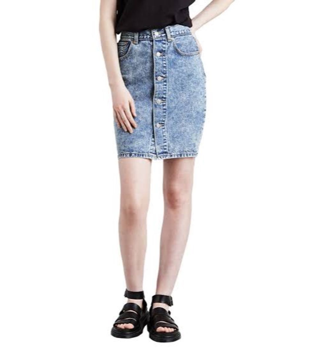 mom skirt levis