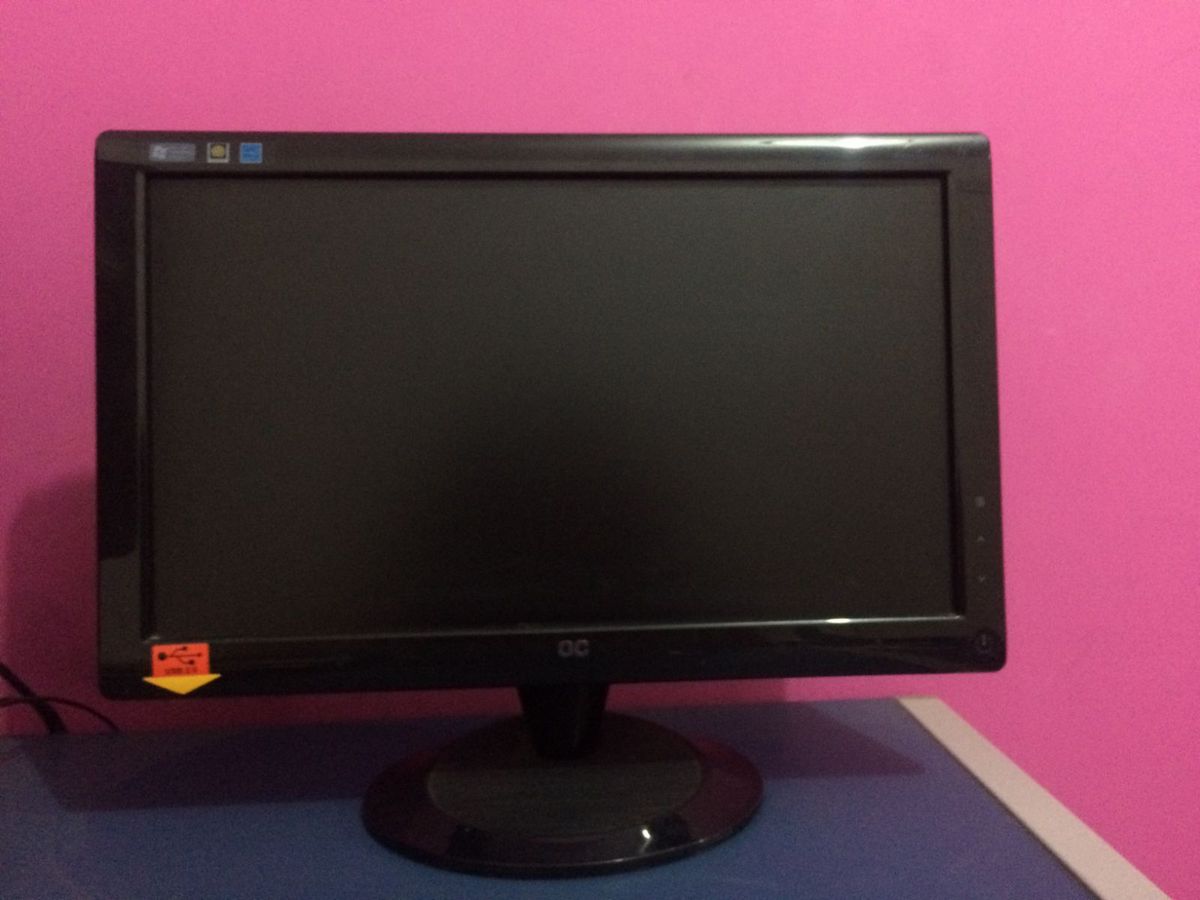 Monitor Aoc 18,5 Computador Desktop Aoc Usado 36786283 enjoei
