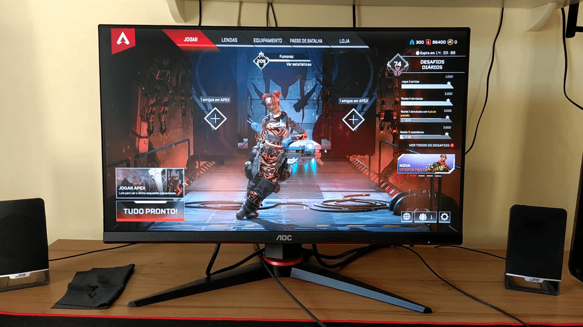 Monitor Gamer Aoc Hero 27 Full Hd 144hz 1ms TV e Display Aoc Usado 79788045 enjoei