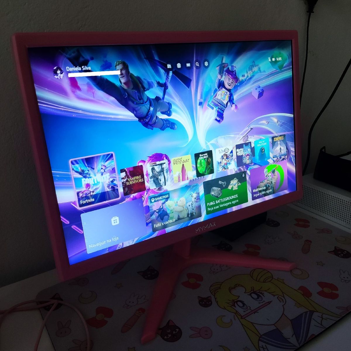Monitor Gamer Rosa Mymax | Item Info & Eletro Mymax Usado 106696043 ...