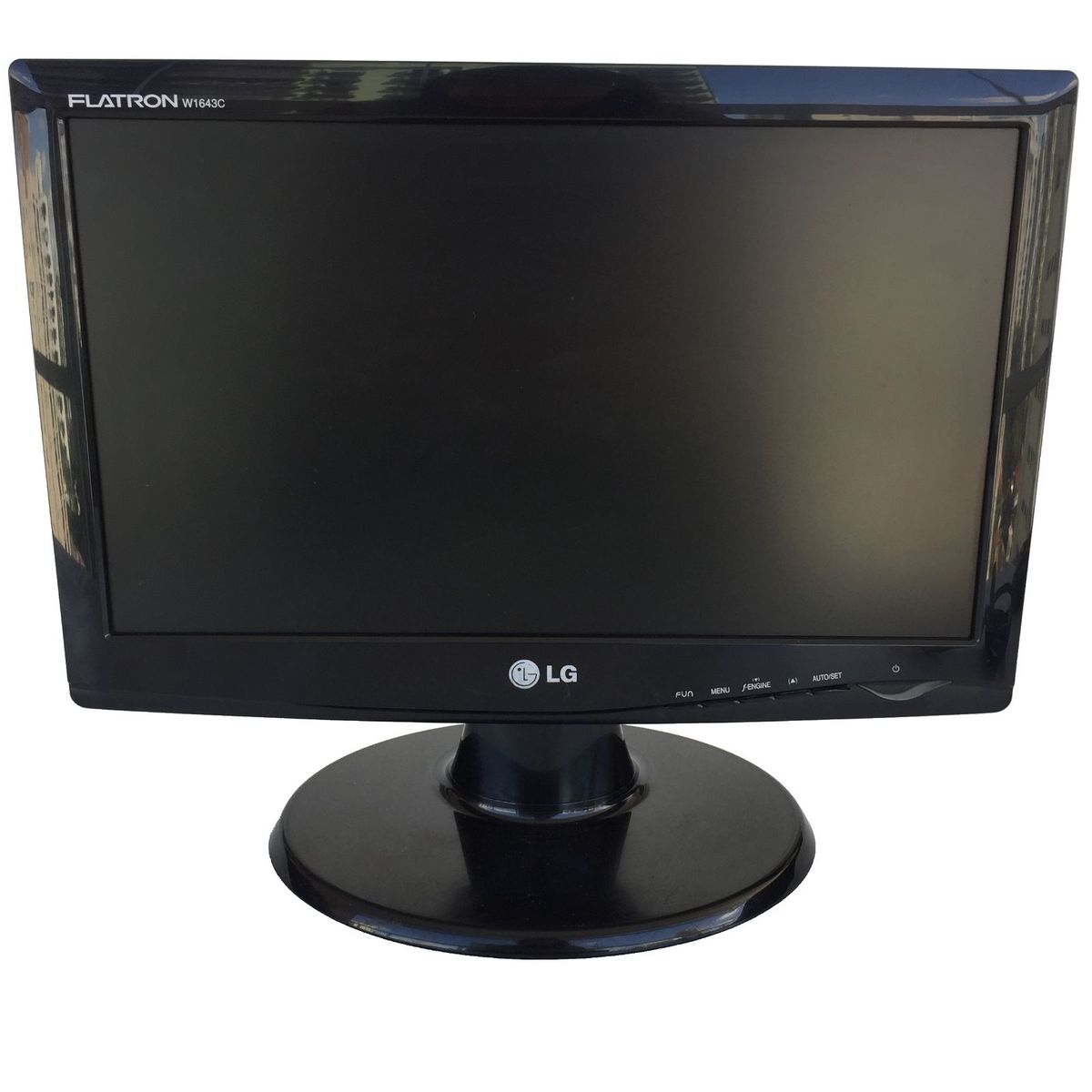 Monitor Lg Flatron W1643c Lcd 15.6 Polegadas Wide Preto com Cabos