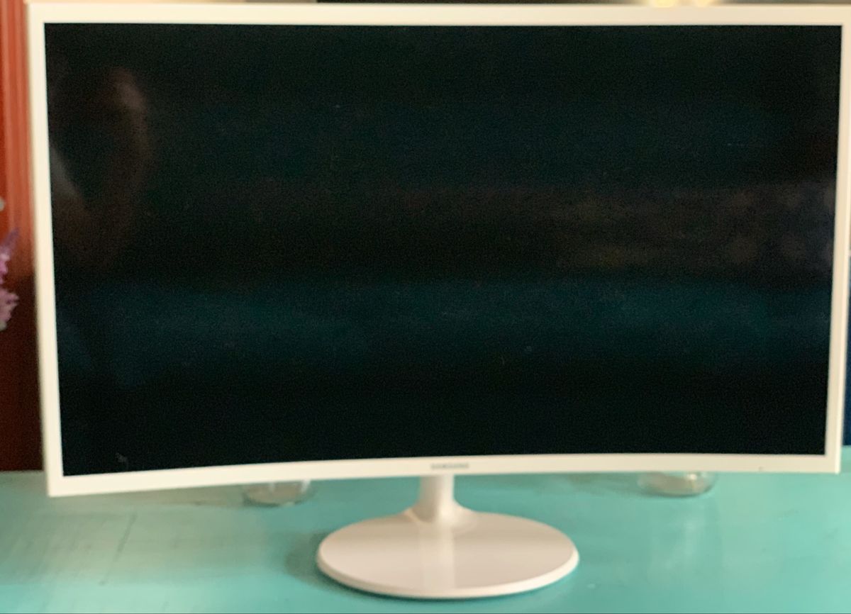 Monitor Samsung Led 32" Full Hd Curvo Branco TV e Display Samsung