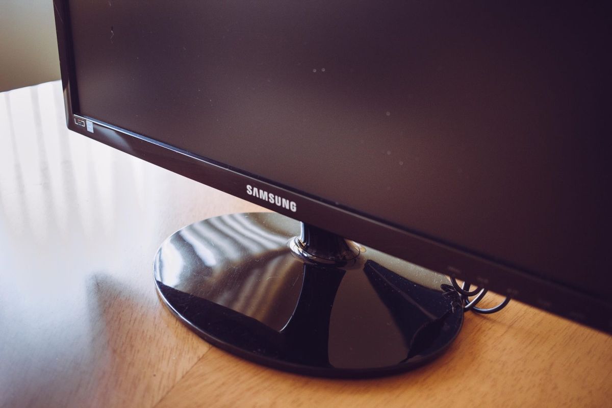 Monitor Samsung Sa300 Led 21,5' Widescreen | TV e Display Samsung Usado ...