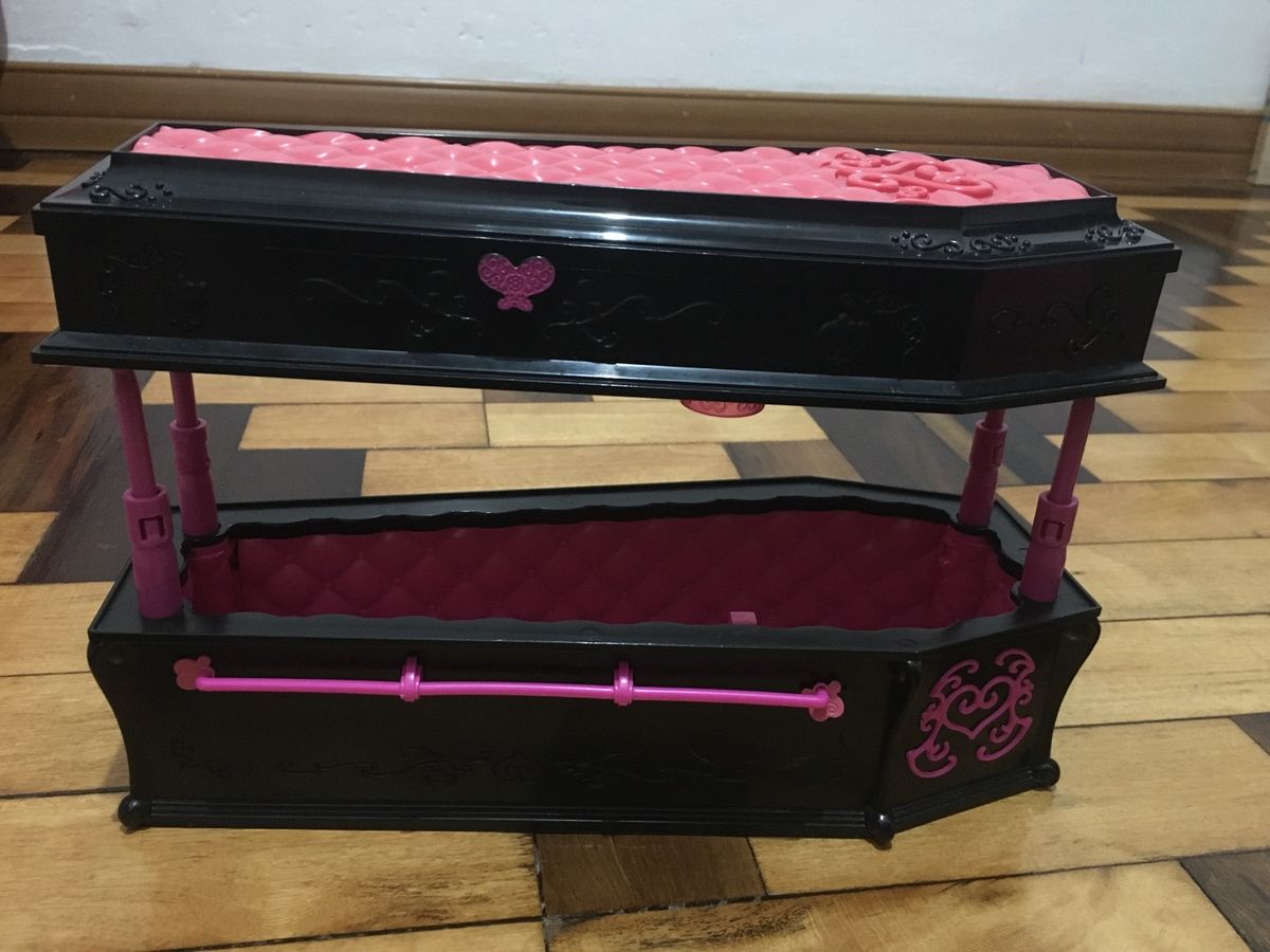 Monster High Draculaura Caixão | Brinquedo Monster High Usado 85503282 ...