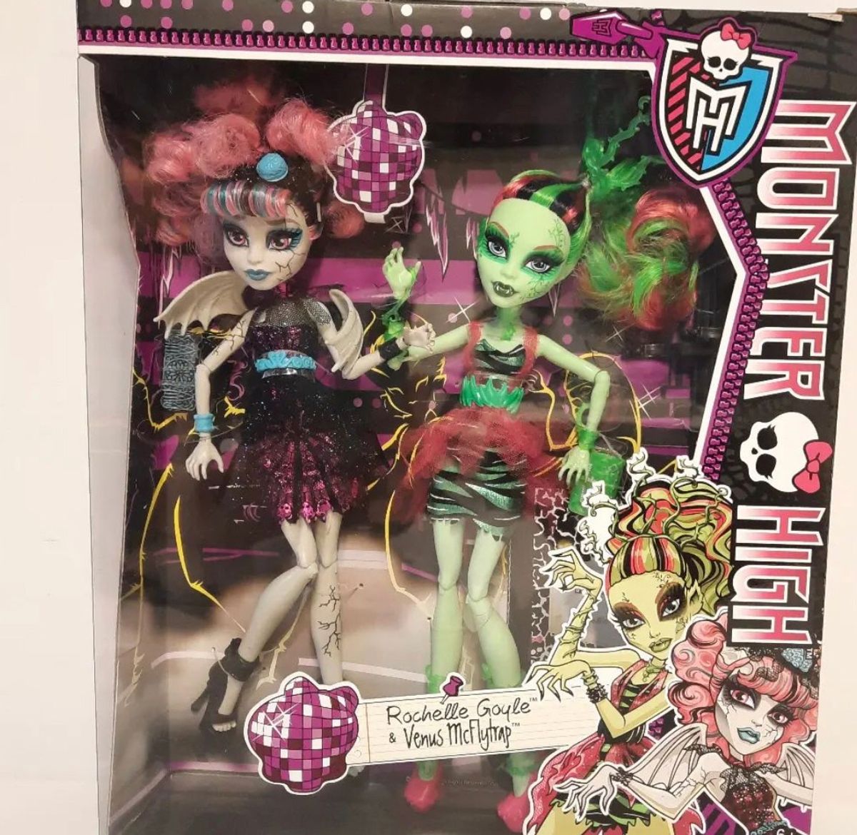 Monster High Rochelle Goyle Venus Mcflytrap Two Pack | Brinquedo Mattel ...