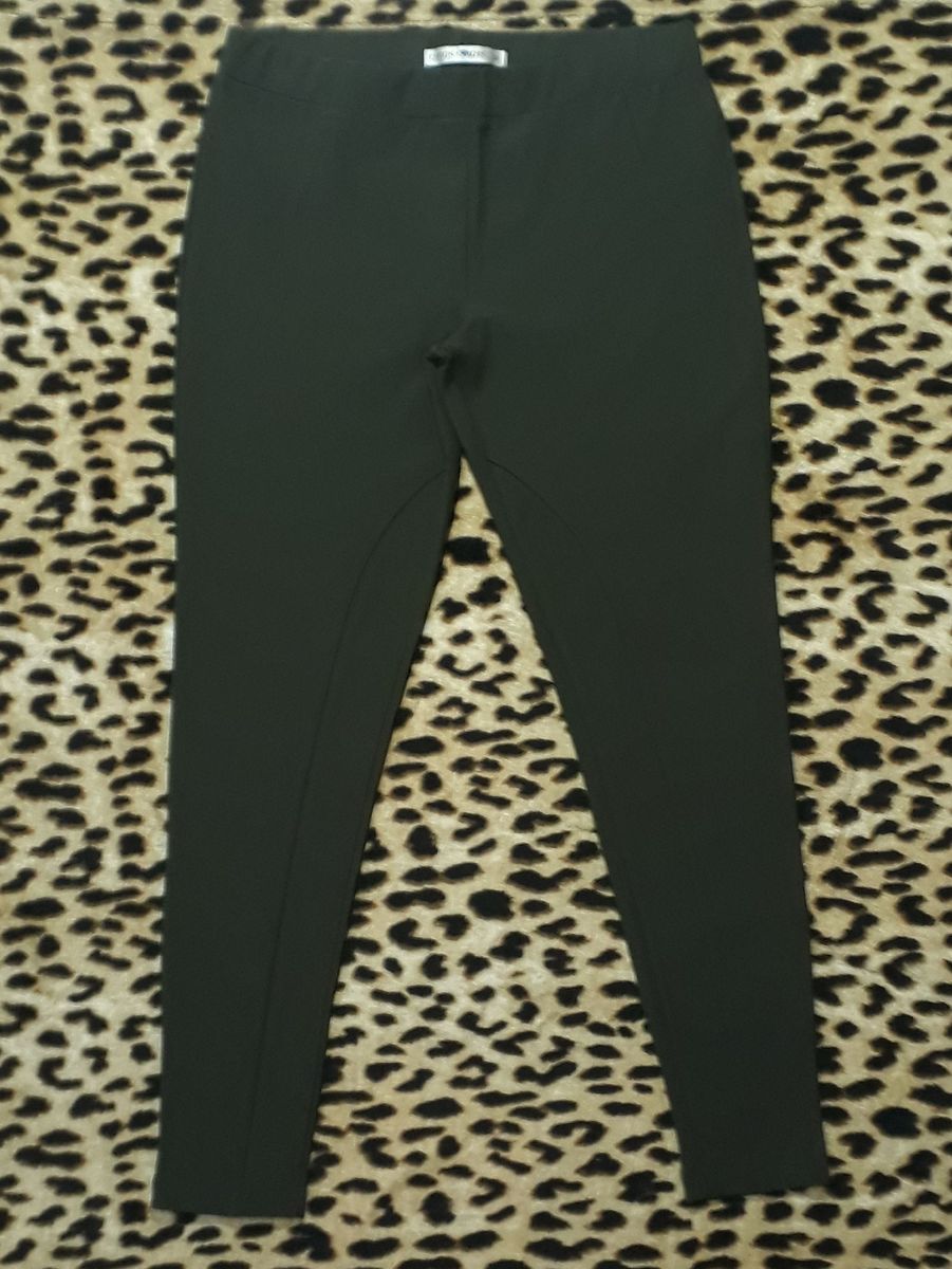 calça legging cotton colors