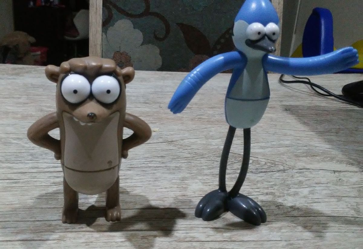 Mordecai e Rigby (apenas Um Show/regular Show) | Brinquedo Mcdonalds ...